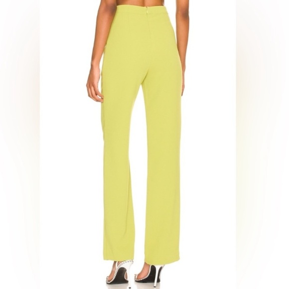 NBD Topaz Straight Leg Pants Size Medium Kiwi Green - Picture 4 of 9